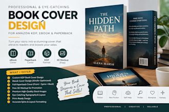 do book cover design, amazon KDP ebook cover design, KDP book cover design