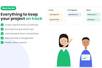 be your project manager for software and tech projects