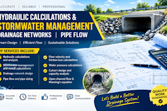 design hydraulic systems stormwater management drainage networks pipeflow