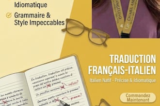 translate and proofread your texts from french to italian