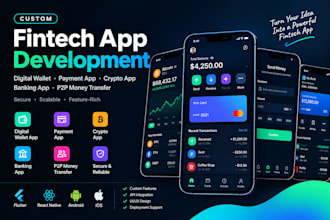 make fintech app digital wallet payment app crypto app banking app p2p money app