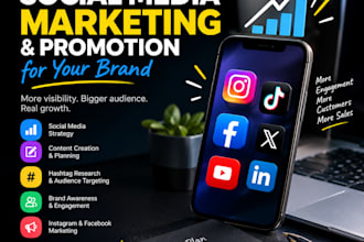 provide social media marketing and promotion for your brand