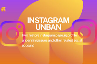restore instagram page, ig profile unbanning issues