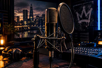 record professional male rap vocals for underground rap, UK drill and trap songs