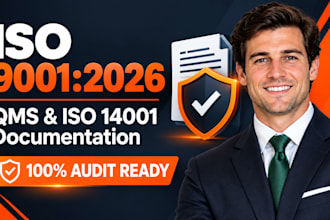 build iso 9001 2026 qms and iso 14001 documentation for certification audit