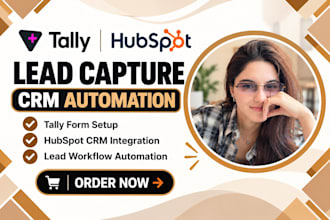 setup tally forms hubspot automation tally CRM integration lead capture workflow