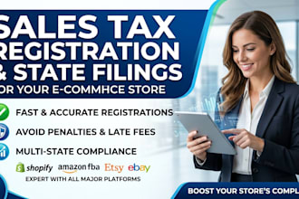 handle sales tax registration and state filings for your e commerce store
