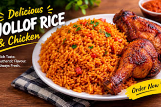 teach you how to cook sweet jollof rice and chicken