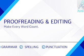 proofread and edit your documents for grammar and spelling