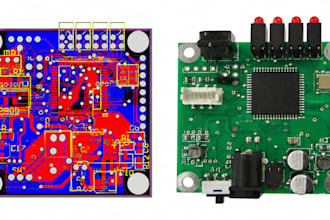 design can bus pcb with schematic bom and gerber files