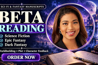 beta read science fiction epic fantasy dark fantasy novel review beta reader