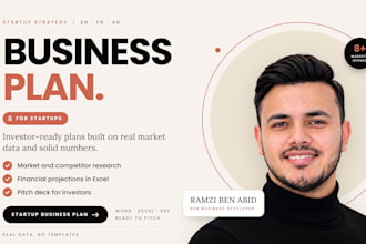 create a startup business plan with financial projections