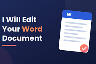 edit your word document to the best taste