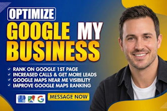 fix and optimize google my business for local SEO maps ranking and citations