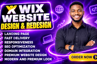 build wix website development and redesign wix website design wix online course