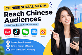 manage chinese social media marketing on xiaohongshu and douyin