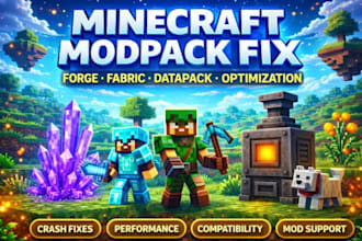create fix optimise minecraft modpacks convert forge fabric minecraft developer