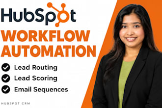 setup hubspot workflow automation lead routing lead scoring