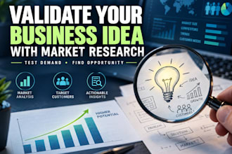 validate your business idea with market research