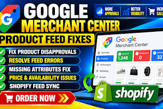 fix google merchant center product feed errors and goog le shopping feed issues