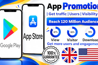 do organic mobile app promotion to get real USA installs and boost aso ranking