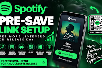 create a spotify pre save link for your upcoming music release