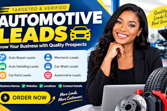 auto repair leads auto detailing car parts mechanic car wash automotive leads