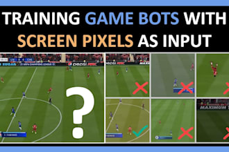 develop a custom game bot, ai game ui, ai game bot automation bot for games