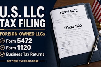 do USA tax filing, business tax, form 5472, 1120 for foreign owned US llc