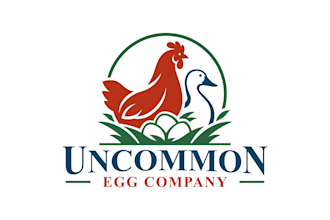 create eye catching egg farm agriculture logo design