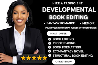 edit your ya fantasy novel eco fantasy with comprehensive developmental feedback
