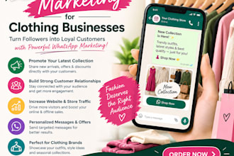 promote your clothing business through whatsapp marketing