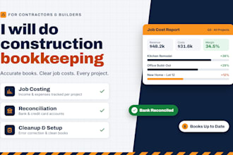 do construction bookkeeping services