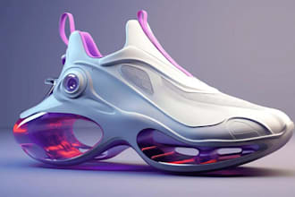 create professional 3d shoe designs and realistic sneaker renders