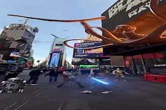 3d anamorphic billboard 3d watch animation 3d cgi animation 3d product animation
