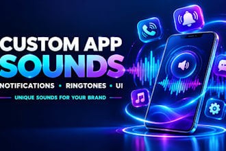 custom notification sounds, ringtones, alerts and UI sounds for apps