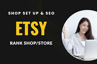 do etsy shop set up and etsy SEO for ranking shop