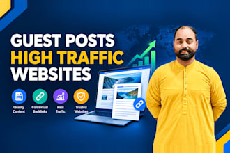 publish guest posts on high traffic sites
