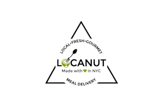 design gourmet farm logo with table meal delivery service