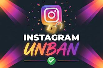 restore instagram page, ig profile unbanning issues