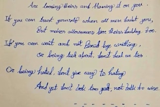 write anything in beautiful and neat cursive handwritting