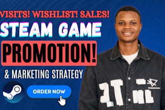 steam game promotion, steam wishlist promotion, increase steam visibility
