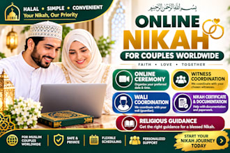 provide online nikah services and islamic marriage guidance