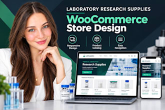 design professional fda compliant peptide website, research woocomerce store