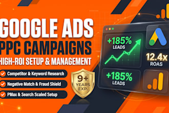 setup and manage high ROI google ads ppc campaigns