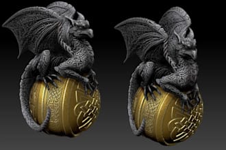 realistic 3d animal model 3d creature model 3d dragon model animal rig 3d model