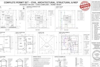 structural engineering full permit set civil and mep engineer vermont oklahoma
