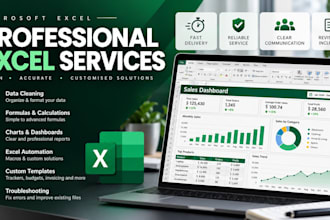 create, fix, automate and customize microsoft excel spreadsheets
