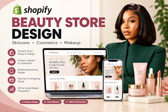 skincare website skincare cosmetics store beauty website skincare shopify store