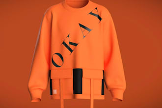 make realistic 3d fashion clothing, mockups with animation in clo3d